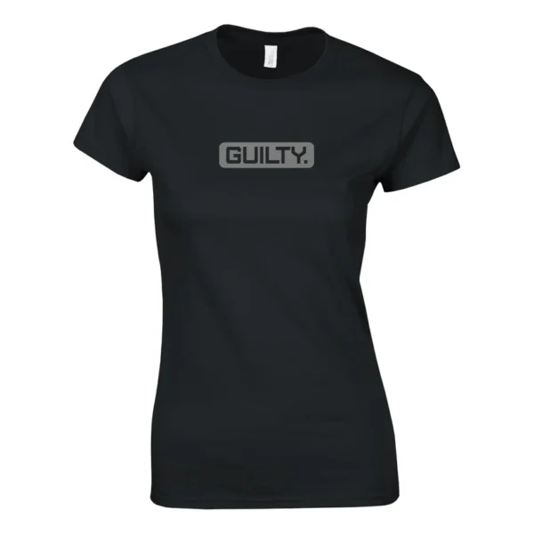 GUILTY. Classic Womens Crewneck T-shirt | Gildan® 64000L